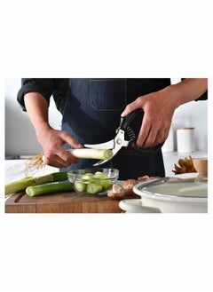 Y&D Heavy Duty Poultry Shears - Kitchen Scissors for Cutting Chicken, Poultry, Game, Meat Chopping Vegetable Spring Loaded  - Image 4
