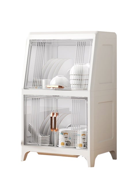 Home Kitchen Dish Storage Cabinet Cabinet Storage Rack 40*28*63cm