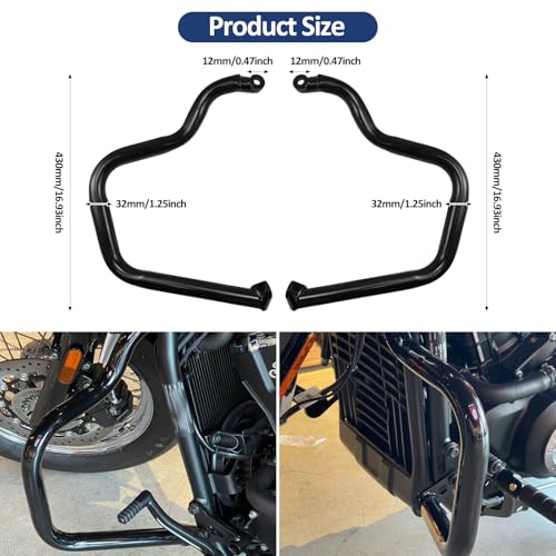 XIDAODIT Highway Crash Bars Engine Guard Compatible with Indian Sport Scout/Bobber/Classic/101 Scout 2025 Model (Including Limited + Tech Models) - Image 2