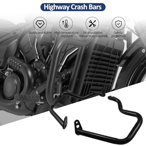 XIDAODIT Highway Crash Bars Engine Guard Compatible with Indian Sport Scout/Bobber/Classic/101 Scout 2025 Model (Including Limited + Tech Models) - Image 4
