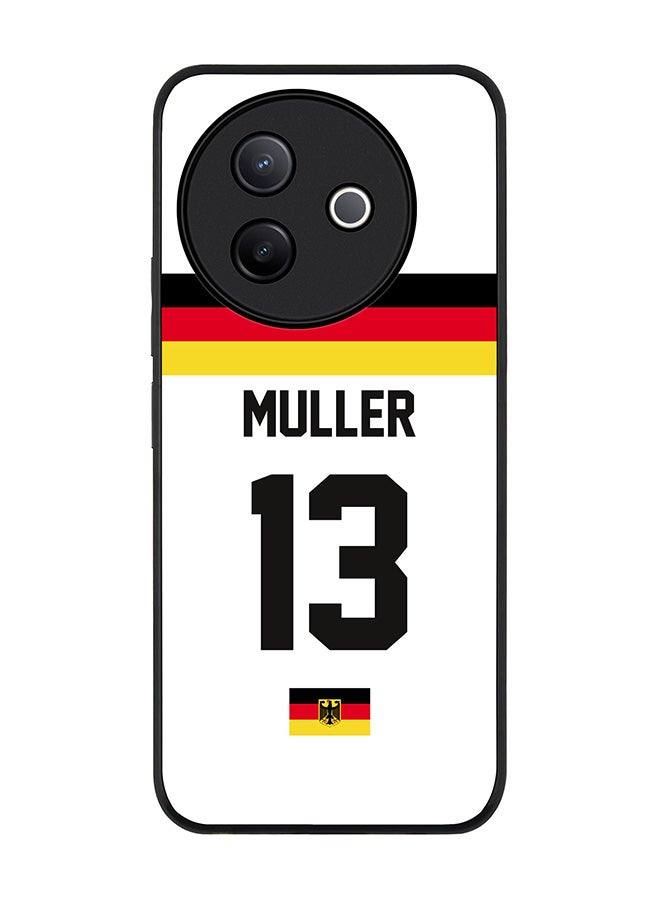 Stylizedd For Vivo Y39 5G / vivo Y300i 5G Case,Slim fit Camera Protection, Shockproof Thin Phone cover  - Football - Germany,  Muller - Image 1
