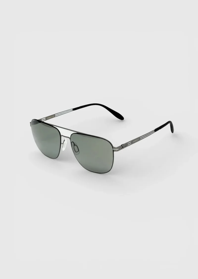 Ramsey Dark Grey Glasses