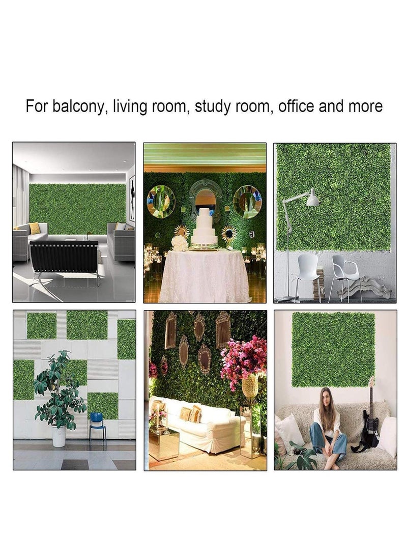ERBA- IL GUSTO ITALIANO ERBA IL GUSTO ITALIANO Artificial Creeper Vertical UV Outdoor Wall Garden Panels Fence Leaves Grass Natural Green 50 50 cm Pack of 1 Natural  - Image 4