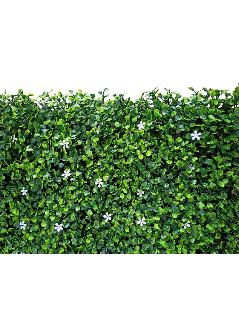 ERBA- IL GUSTO ITALIANO ERBA IL GUSTO ITALIANO Artificial Creeper Vertical UV Outdoor Wall Garden Panels Fence Leaves Grass Natural Green 50 50 cm Pack of 1 Natural  - Image 2