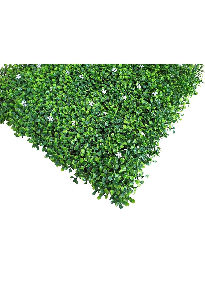 ERBA- IL GUSTO ITALIANO ERBA IL GUSTO ITALIANO Artificial Creeper Vertical UV Outdoor Wall Garden Panels Fence Leaves Grass Natural Green 50 50 cm Pack of 1 Natural  - Image 3