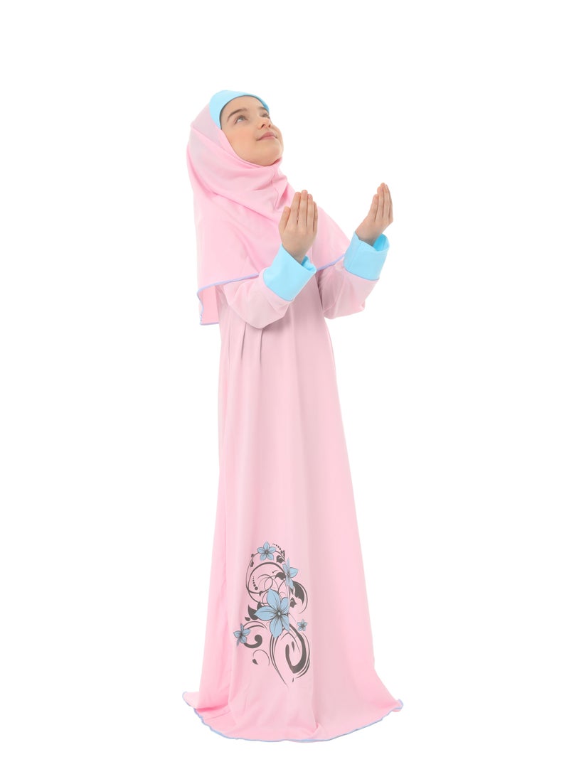 Elanesa  - Esdal Prayer Set For Girls Pink Color - Image 1