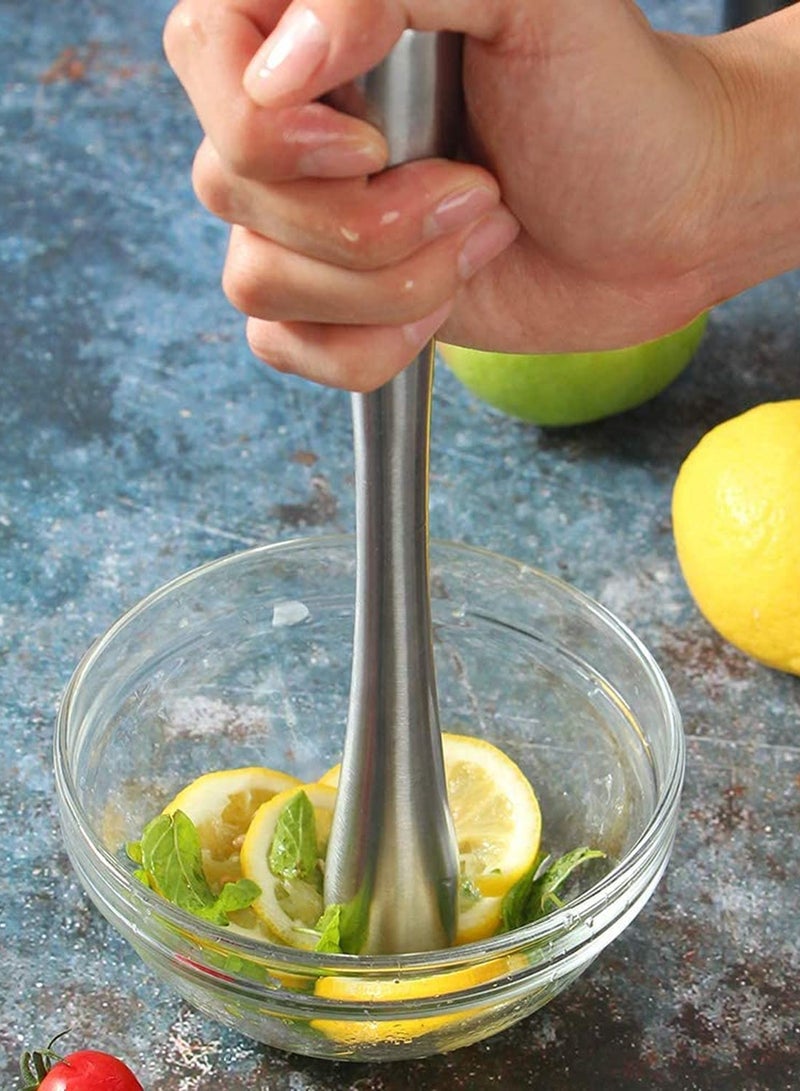 Barakah Muddler for Drinks, 10-inch Stainless Steel Muddler and Mixing Spoon Drink Muddler with Case, Home Tool Set, Tools for Fruit Based Drinks Birthday, Party, and Housewarming - Image 5