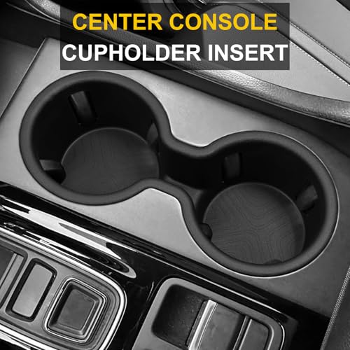 Qlhshop 3Pcs Center Console Organizer Tray for 2026 Honda Passport Trailsport/2023 2024 2025 Honda Pilot/Ridgeline/Interior Accessories - Center Console Cup Holder Insert & Hidden Armrest Storage Box - Image 4