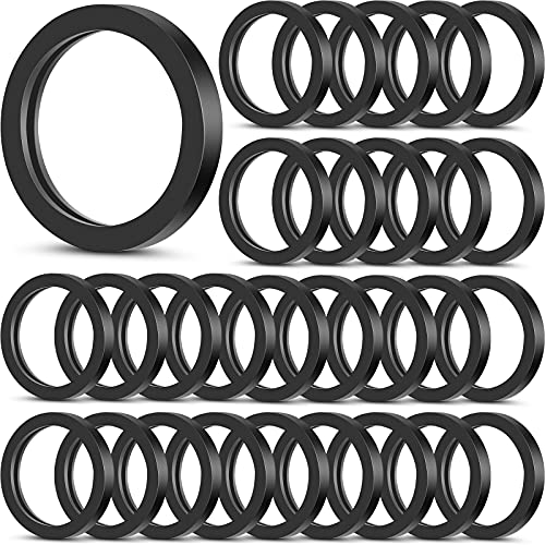 Frienda 40 Pieces Replacement Gas Can Spout Gaskets Rubber Ring Can Gaskets Fuel Washer Seals Spout Gasket Sealing Rings Replacement Gas Compatible with Most - Image 1