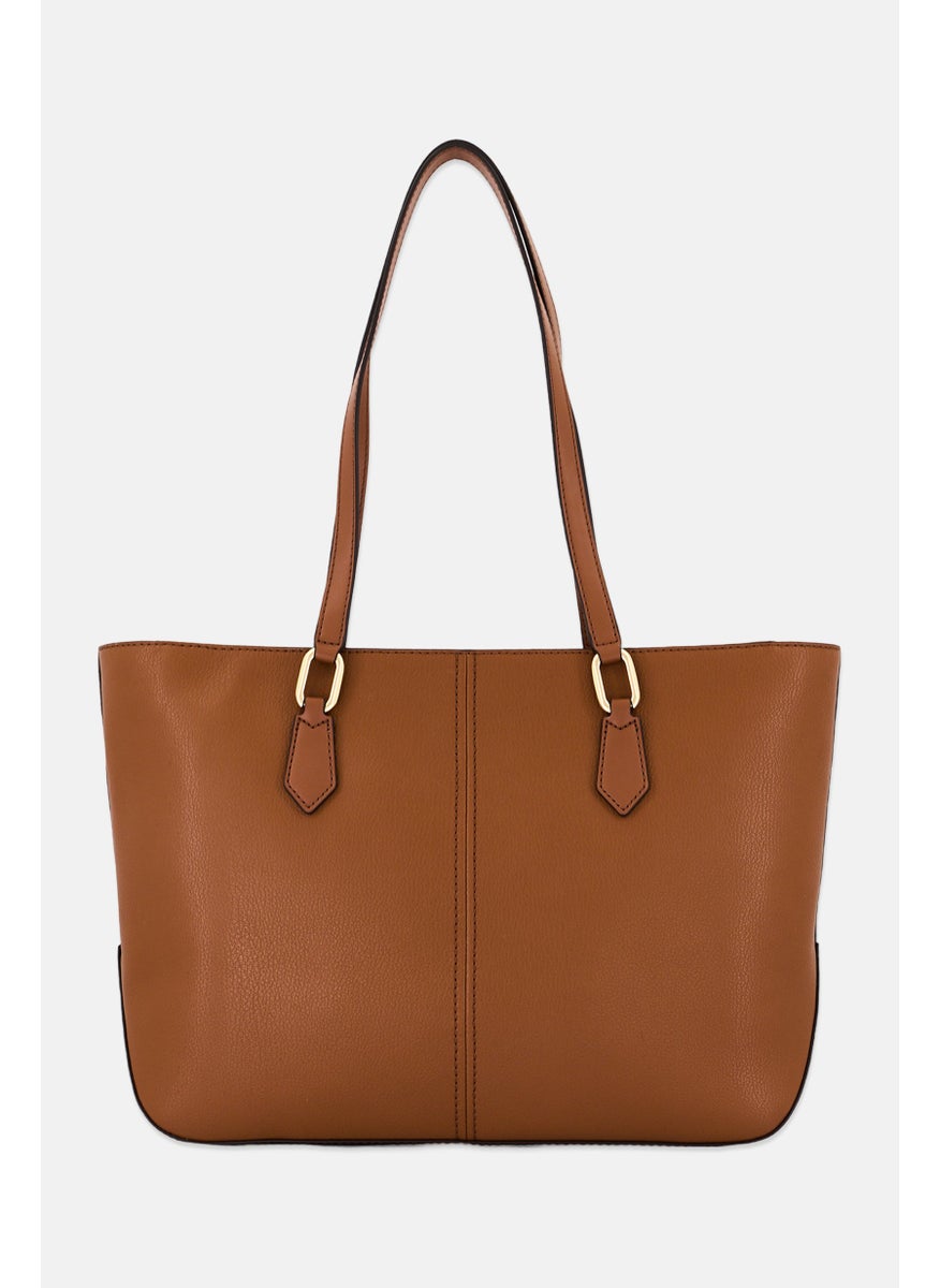 Michael Kors - Women Brand Logo Totes Bag 40 L x 12 W x 26 H cm, Brown - Image 1