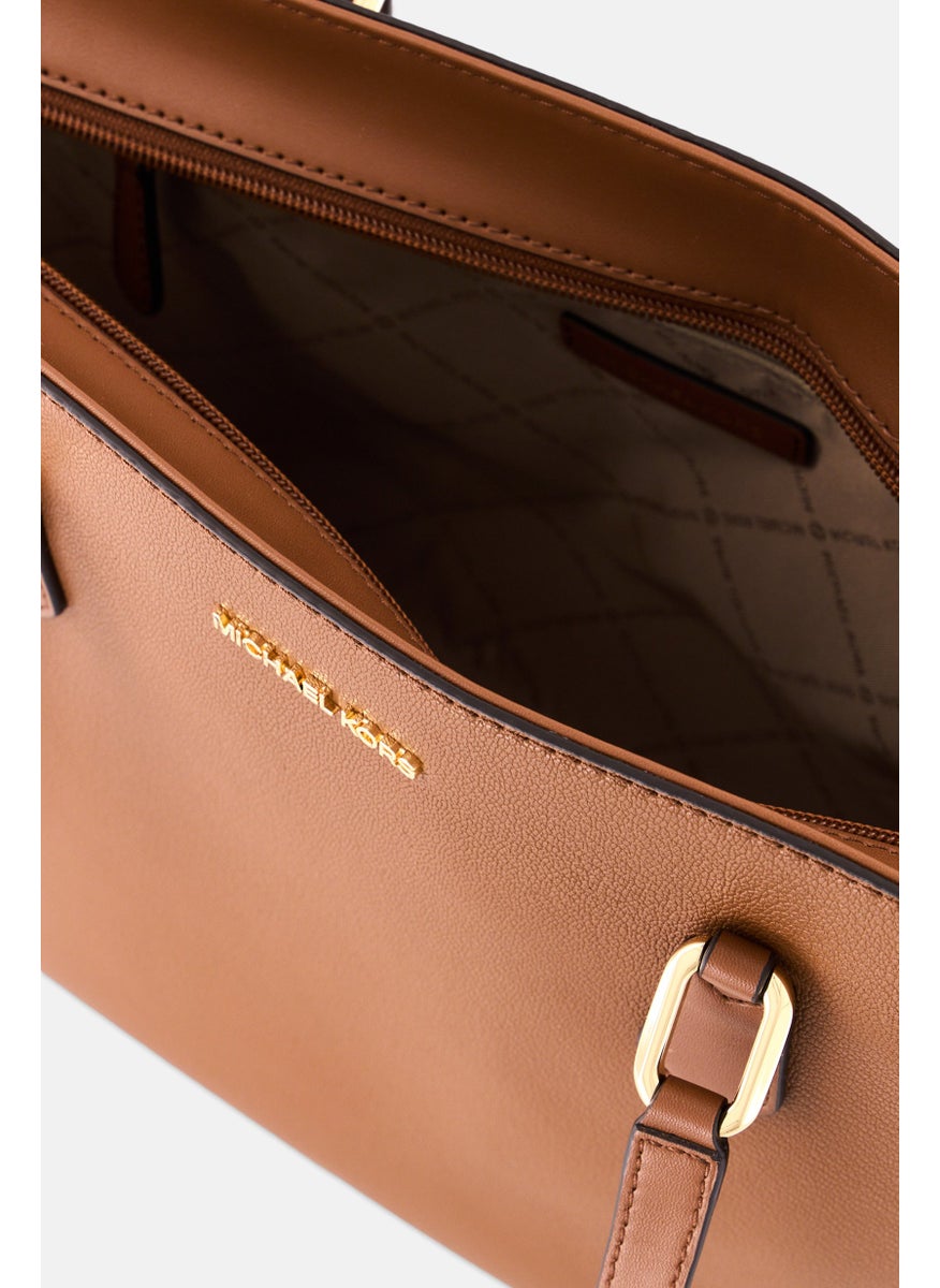 Michael Kors - Women Brand Logo Totes Bag 40 L x 12 W x 26 H cm, Brown - Image 1
