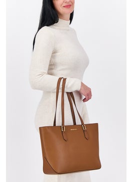 Michael Kors Women Brand Logo Totes Bag 40 L x 12 W x 26 H cm, Brown  - Image 2