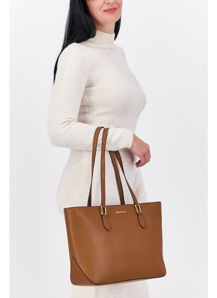 Michael Kors - Women Brand Logo Totes Bag 40 L x 12 W x 26 H cm, Brown - Image 1