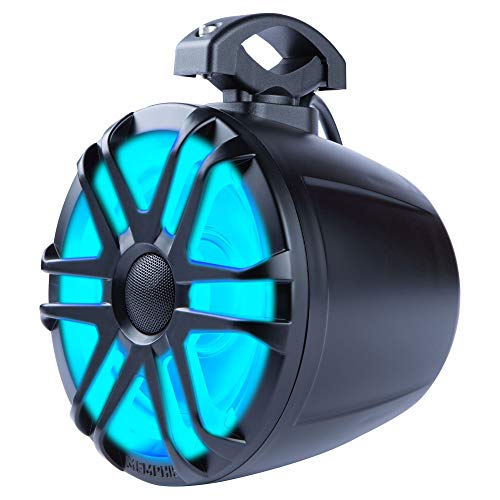 Memphis Audio MXA62PS 6.5" LED Coaxial Powerports Speaker Pods for Roll Bars, Black with LED - Image 2