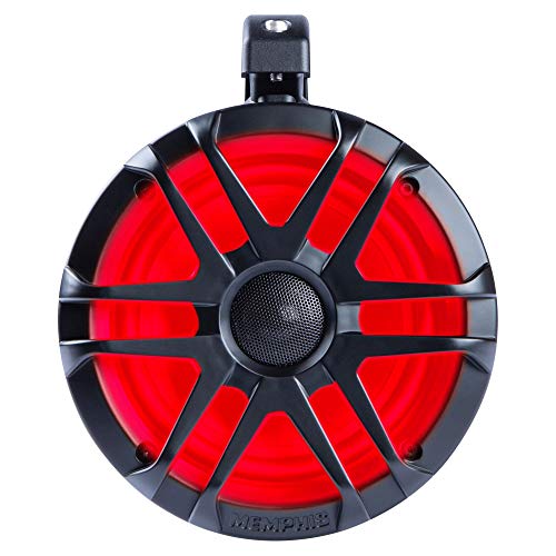 Memphis Audio MXA62PS 6.5" LED Coaxial Powerports Speaker Pods for Roll Bars, Black with LED - Image 5