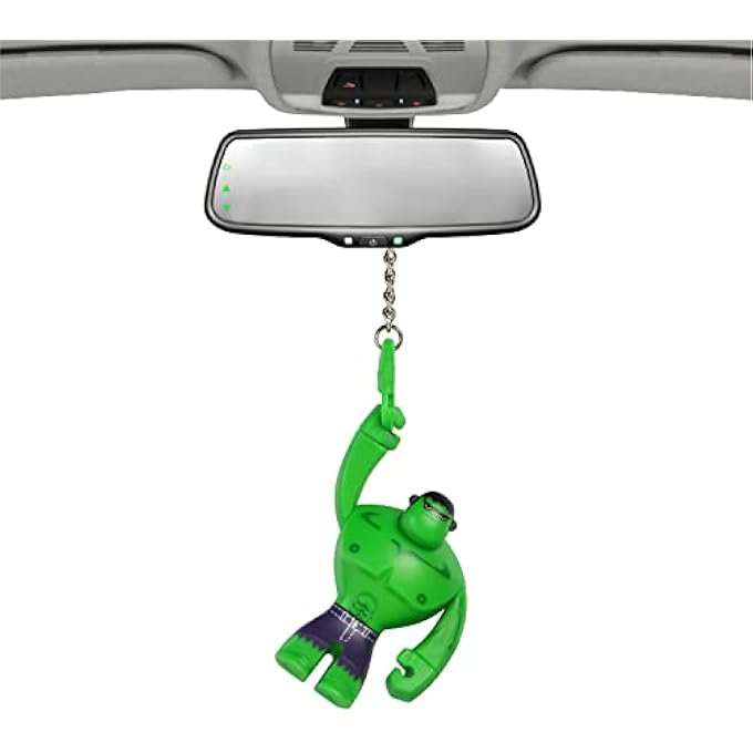 TJMR Car Decoration Pendant Car Rearview Mirror Pendant Auto Interior Decoration Car Accessories Interior Coche (Color : Hulk) - Image 1