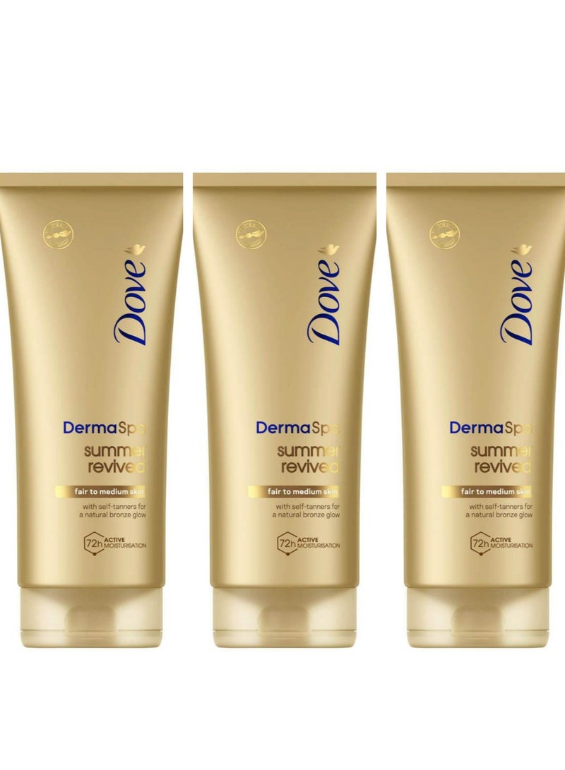 Dove Derma Spa Summer Refreshing 200 ML 3 Pcs