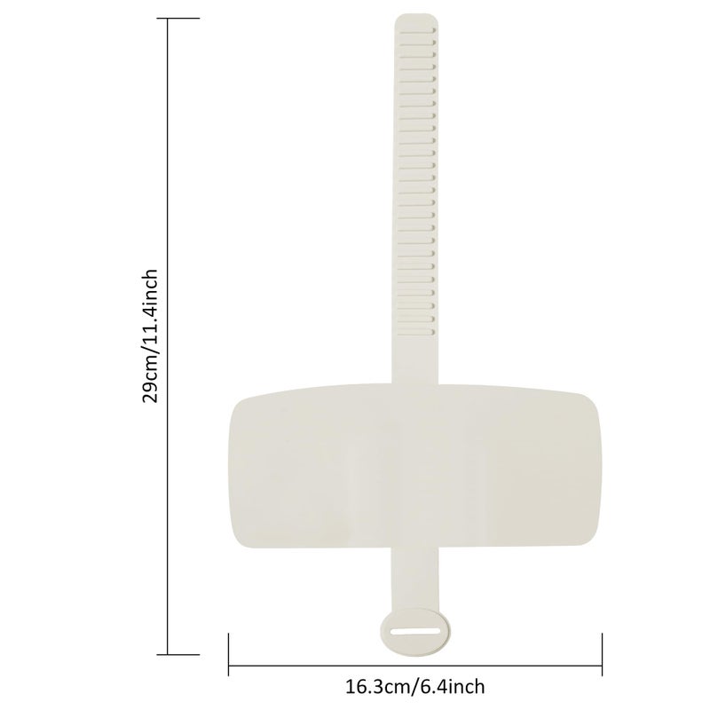 Doytn Toilet Pee Splash Guard â€“ Urine Deflector Blocks Leaks Center Strap with Built-in O-Ring | Comfortable Pee Shield for Toddlers, Potty Training & Elderly | Fits Most Toilet Seats (1, 11.4x6.3inch) - Image 2