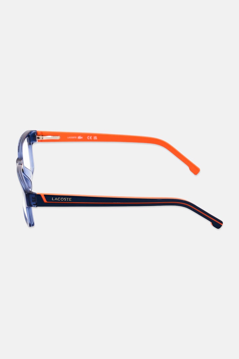 LACOSTE Men L2707 Rectangular Eyeglasses, Blue - Image 4