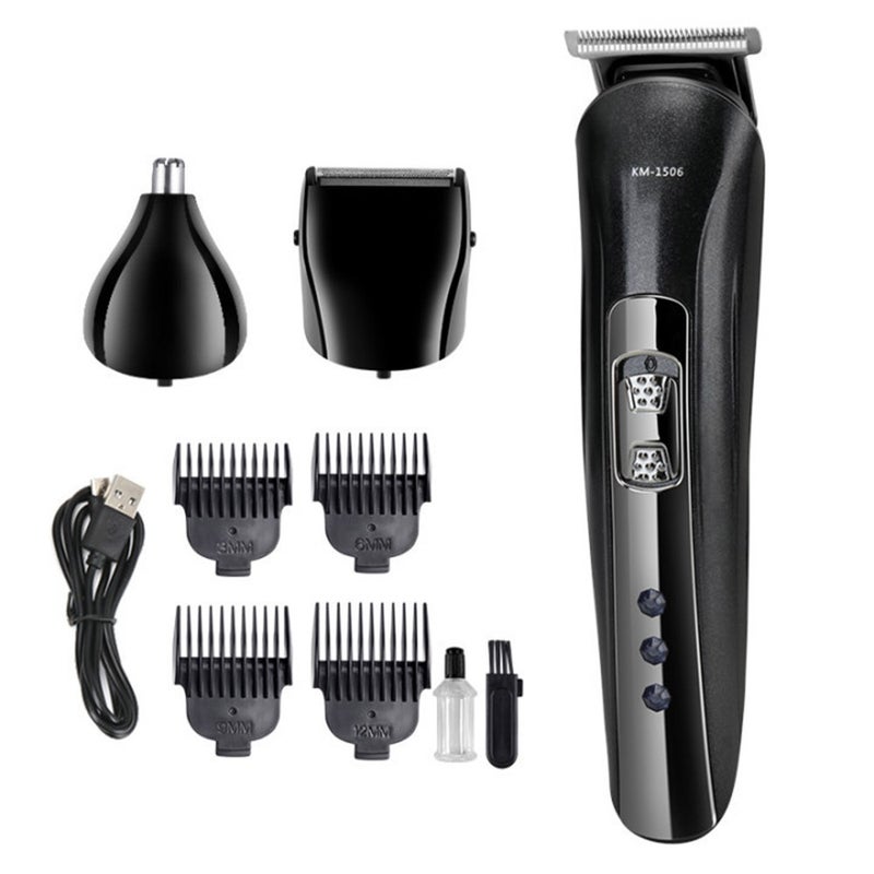 3 In 1 Electric Hair Clipper Razor Beard Shaver Nose Hair Trimmer Limit Comb Grooming - Image 1