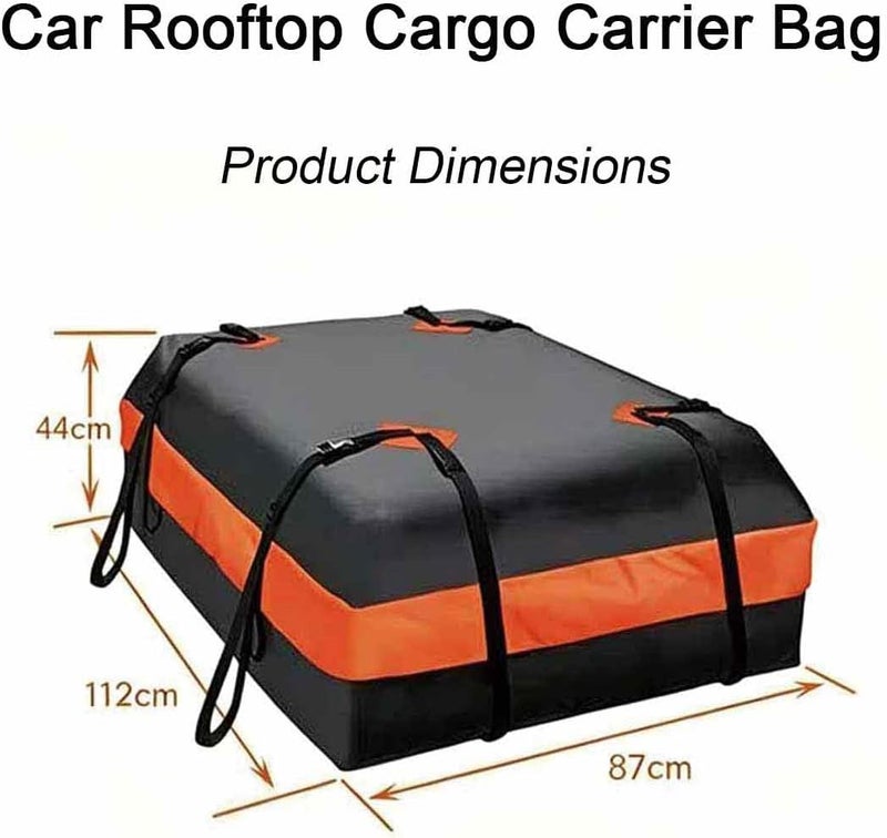 Car Rooftop Cargo Carrier Bag for Kia EV9 MV 2023-2026,Rooftop Storage Waterproof Weather-Resistant Premium Fabric Large Capacity - Image 2