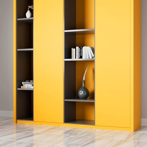 GREEWELT Solid Matte Yellow Wallpaper | Self Adhesive Peel & Stick | Waterproof Decorative Vinyl for Walls | Solid Color Home Décor 41 x 200 cm - Image 4