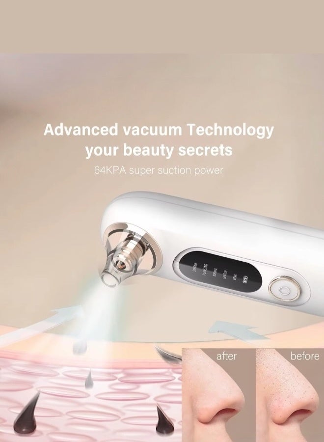 Lifenpure Blackhead Remover Tool Vacuum Pore with 4 Replaceable Suction Probes for Deep Cleansing and Exfoliation - Image 2