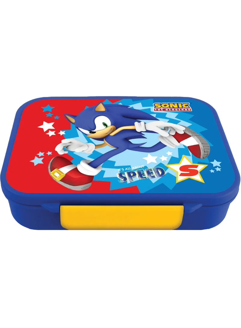 سيغا صندوق غداء سونيك القنفذ -  أقسام -  مل - شخصية لعبة سيجا - صندوق وجبات الأطفال