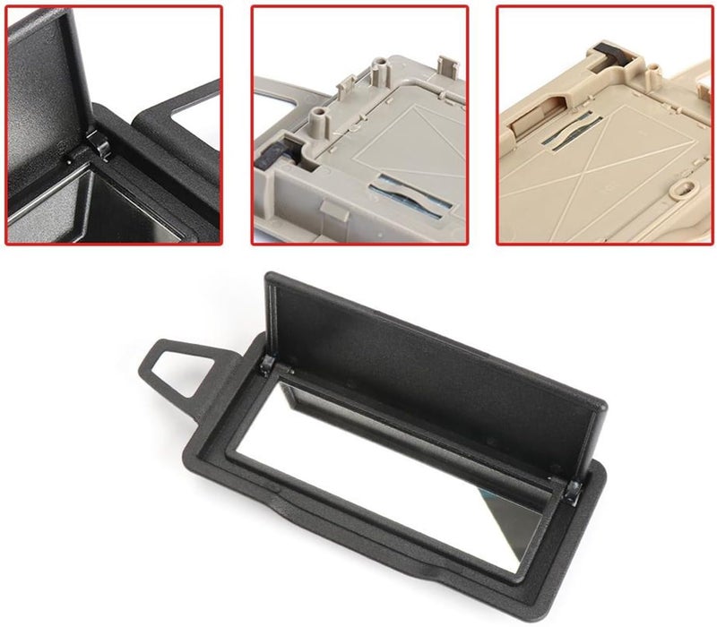 DEMULAX Car Interior Sun Shade Visor Makeup Mirror - Image 5
