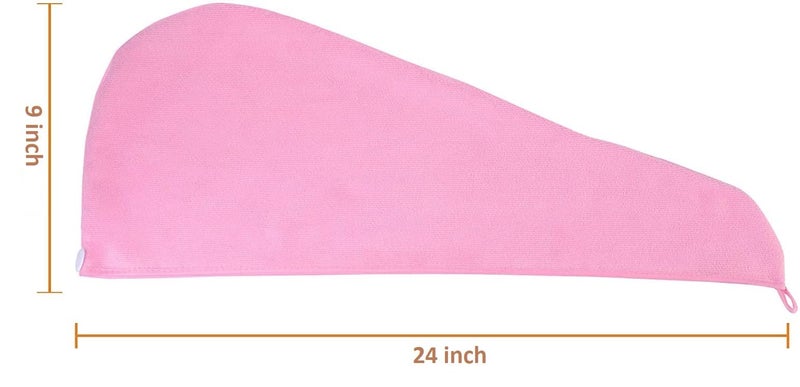 H H CREATION ICON COLLECTION Hair Towel Wrap Absorbent Towel Hair-Drying Quick Dry Shower Caps Bathrobe Magic Hair Warp Towel Super Quick-Drying Microfiber Bath Towel Hair Dry Cap Salon Towel (multicolor) - Image 4