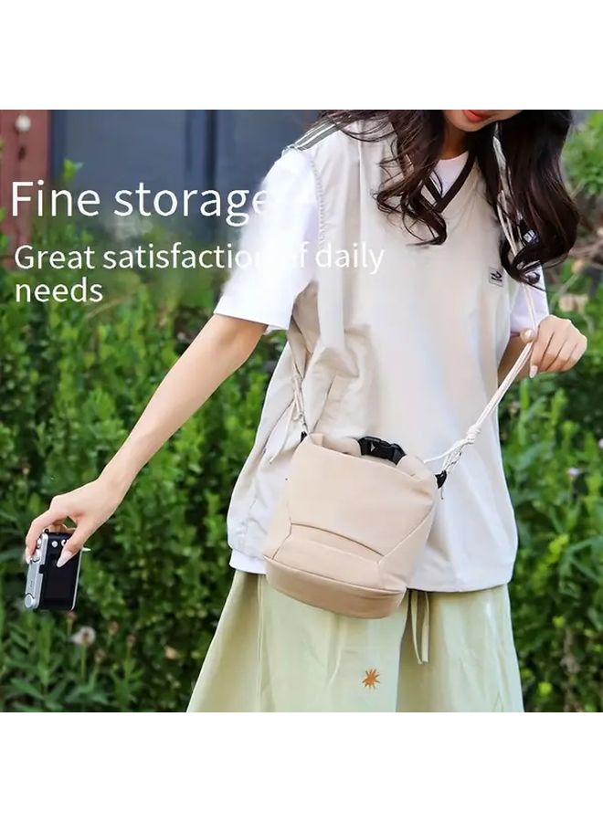 حقيبة كاميرا كاكي كلاود رول بسعة كبيرة مضادة للسقوط ومقاومة للصدمات لحقيبة السفر - Image 4