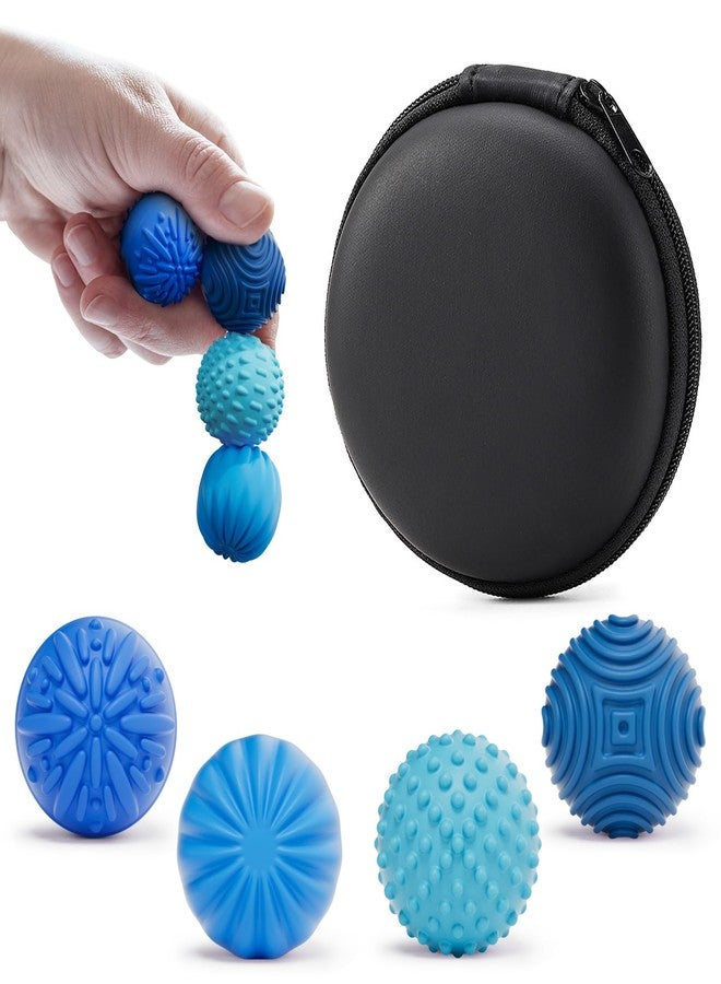luckdoor Silicone Magnetic Balls Fidget Toys for Adults & Teens,4PCS Stress Relief Sensory Toys for Autism ADHD Anxiety,Fun Textures Gadgets,Office Desk Toys,Stocking Stuffers for Men Women Teen Gifts - Image 1