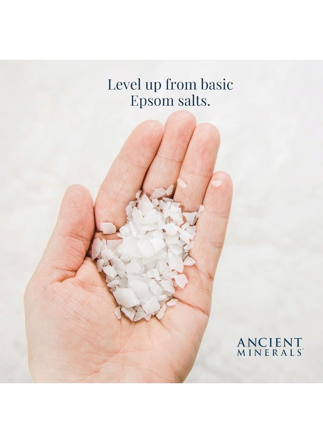 Ancient Minerals Magnesium Bath Flakes Of Pure Genuine Zechstein Chloride - Resealable Magnesium Supplement Bag That Will Outperform Leading Epsom Salts (4.4 Lb)  - Image 2