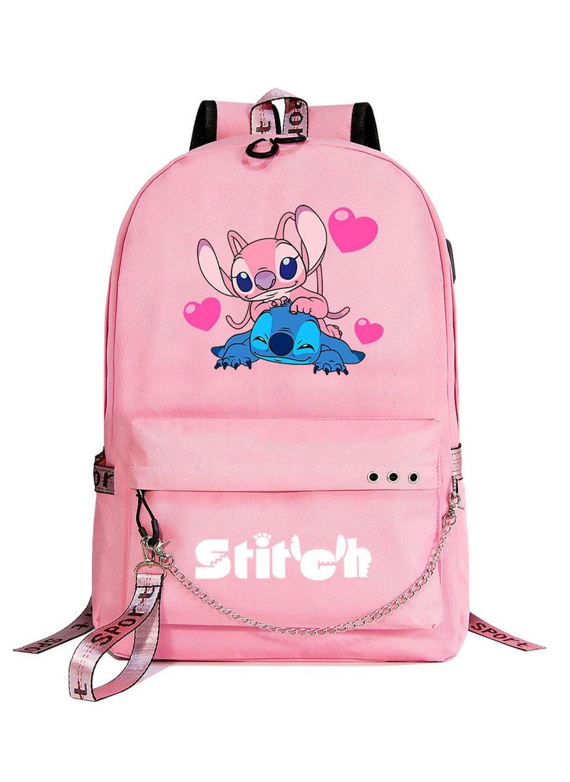 STITCH Stitch Printed Youth Casual Woven Strap Backpack 