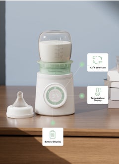Momcozy Portable Double Leak-Proof Travel Baby Bottle Warmer With Fast Heating For Dr. Brown, Philips Avent, Medala, Tommee Tippee, Comotomo  - Image 2