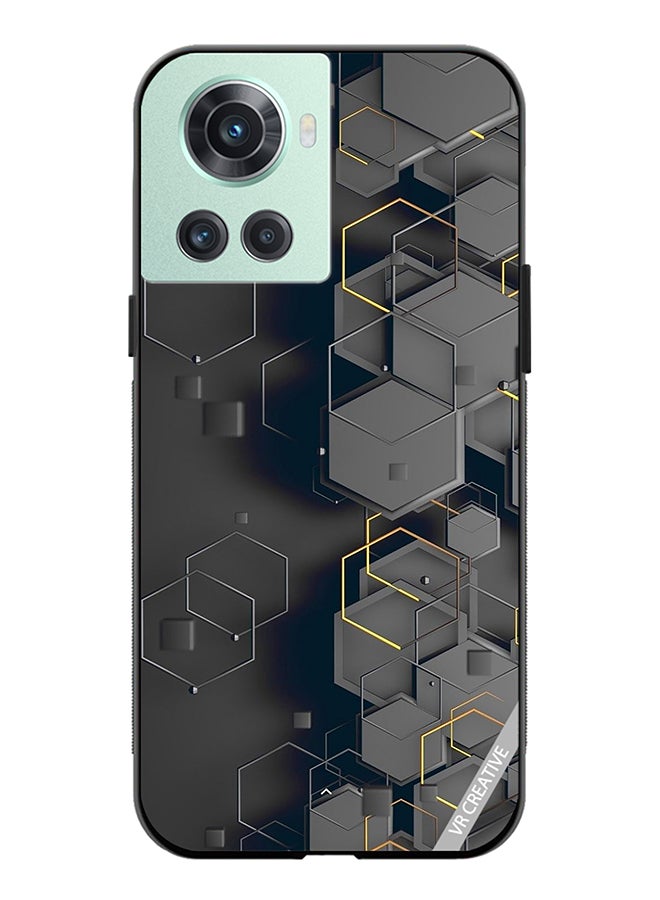 VR CREATIVE Protective Case Cover For OnePlus Ace Abstract Design Multicolour - Image 1