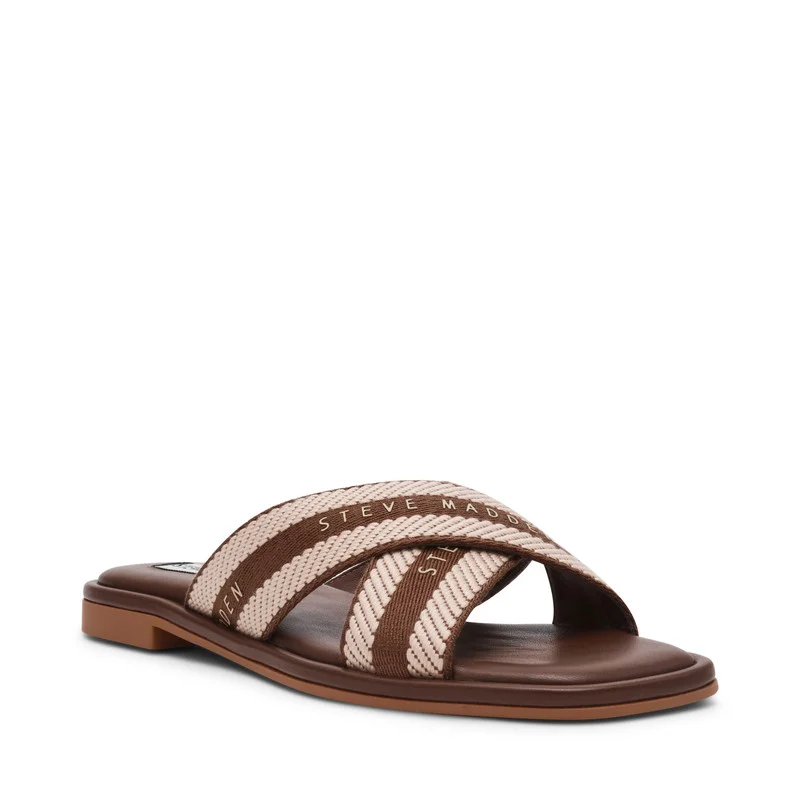 ستيف مادن Arrows Brown Women's Sandals
