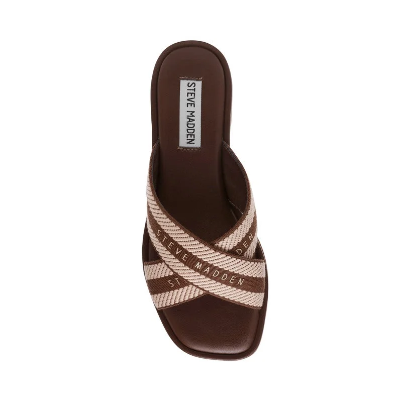 Steve Madden  Arrows Brown Women's Sandals for Women | Best Price UAE