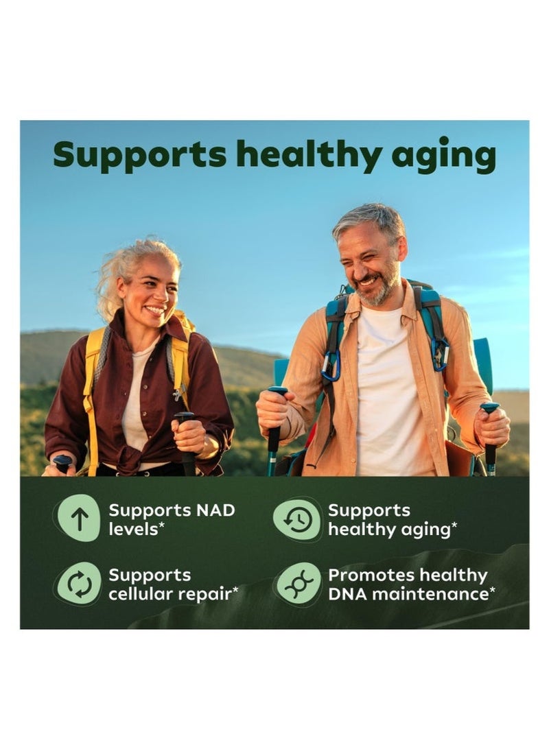 Reus Research Liposomal Nicotinamide Riboside + Resveratrol & Quercetin – High‑Purity NAD Booster for Anti‑Aging, Energy & Focus – 80 Capsules - Image 3