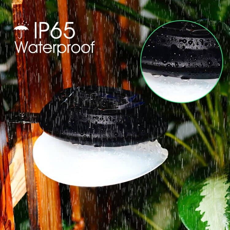 DBF Outdoor Solar Gutter Lights - Solar Fence Lights Outdoor Waterproof LED Deck Lighting Wall Mount Decorative Auto On/Off for Eaves Yard Garage Garden Deck Patio Railing (6 Pack) - Image 5