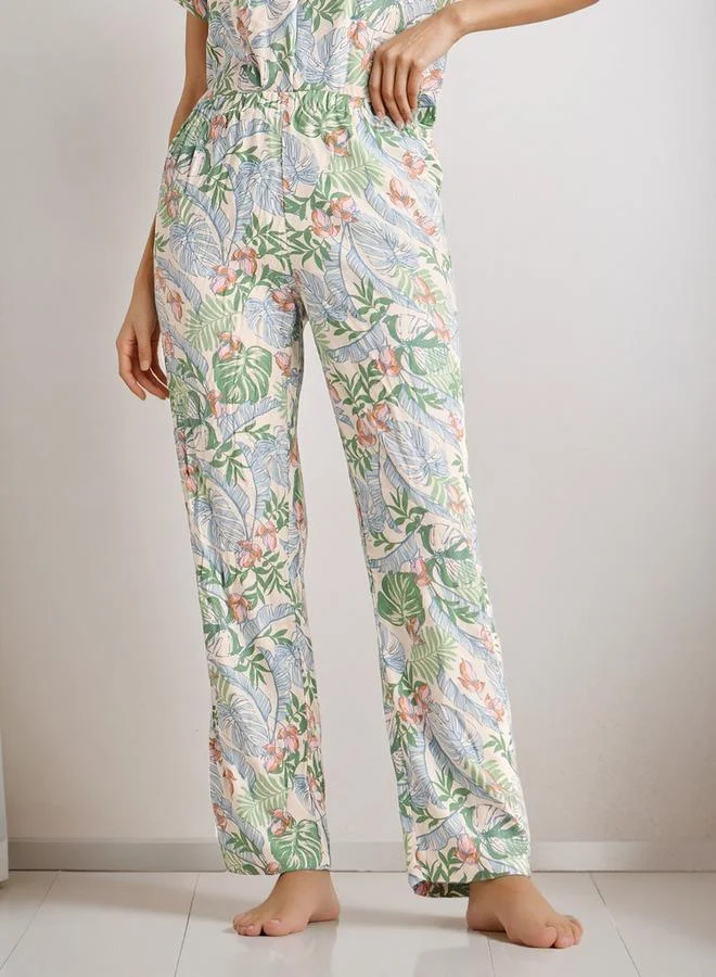 Splash FAV  Floral Print Pyjama Set for Women | Best Price UAE
