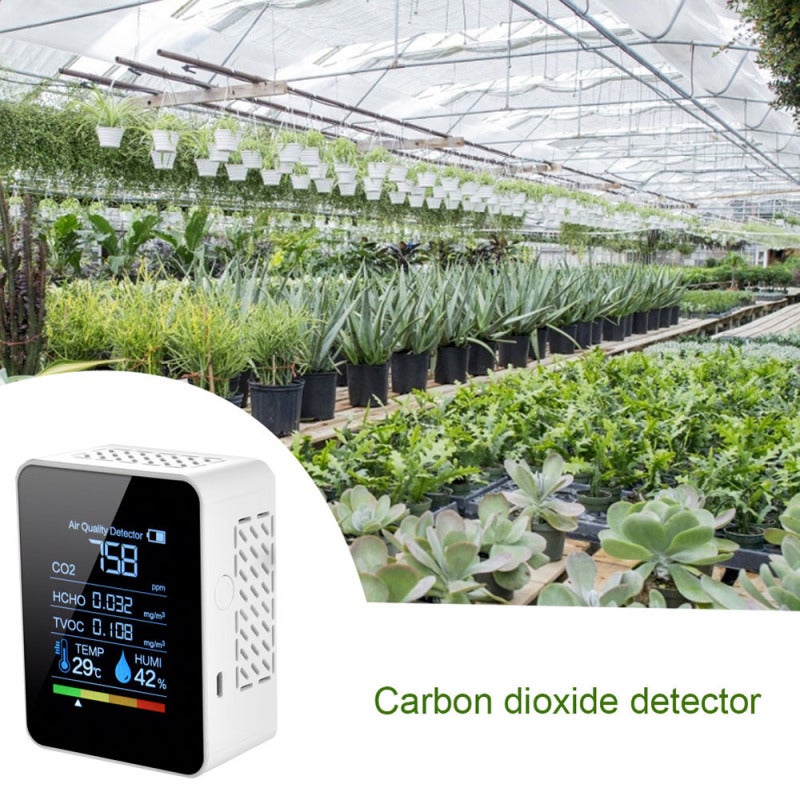 Carbon Dioxide Detector 5-In-1 High Accuracy Electrochemical Detection Module Air Quality Detector - Strong Anti-Interference Low Consumption CO2 Meter for Home Office Indoor Spaces - Image 5