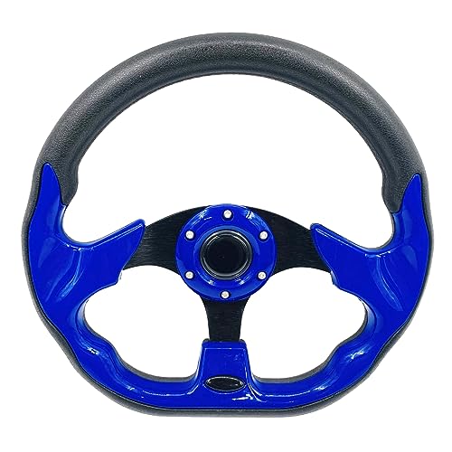 Spaorcco Golf Cart Steering Wheel for EZGO RXV & TXT, Club Car DS and Club Car Precedent EZGO Yamaha Golf Car Accessories - Image 1