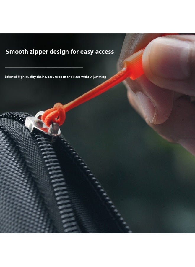 CYNOVA Carrying Case for DJI Osmo Nano – Hard Shell Storage Bag with 2 Tempered Glass Screen Protectors, Splash-Resistant & Portable Camera Protective Case - Image 5