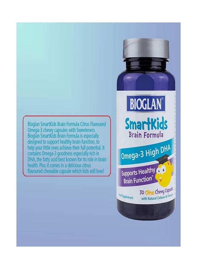 BIOGLAN تركيبة سمارت كيدز للدماغ 30 كبسولة للمضغ - Image 2