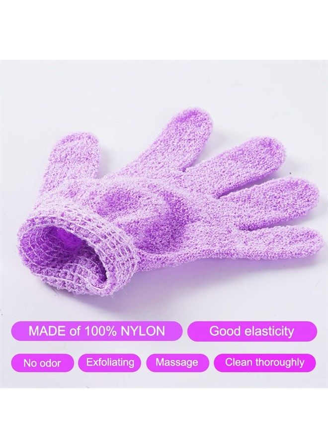 CVNDKN 24 pcs Exfoliating Shower Gloves,Double Sided Exfoliating Bath Gloves Deep Clean Dead Skin for Spa Massage Beauty Skin Shower Body Scrubber Bathing Accessories.-12 Multi-Colors - Image 5