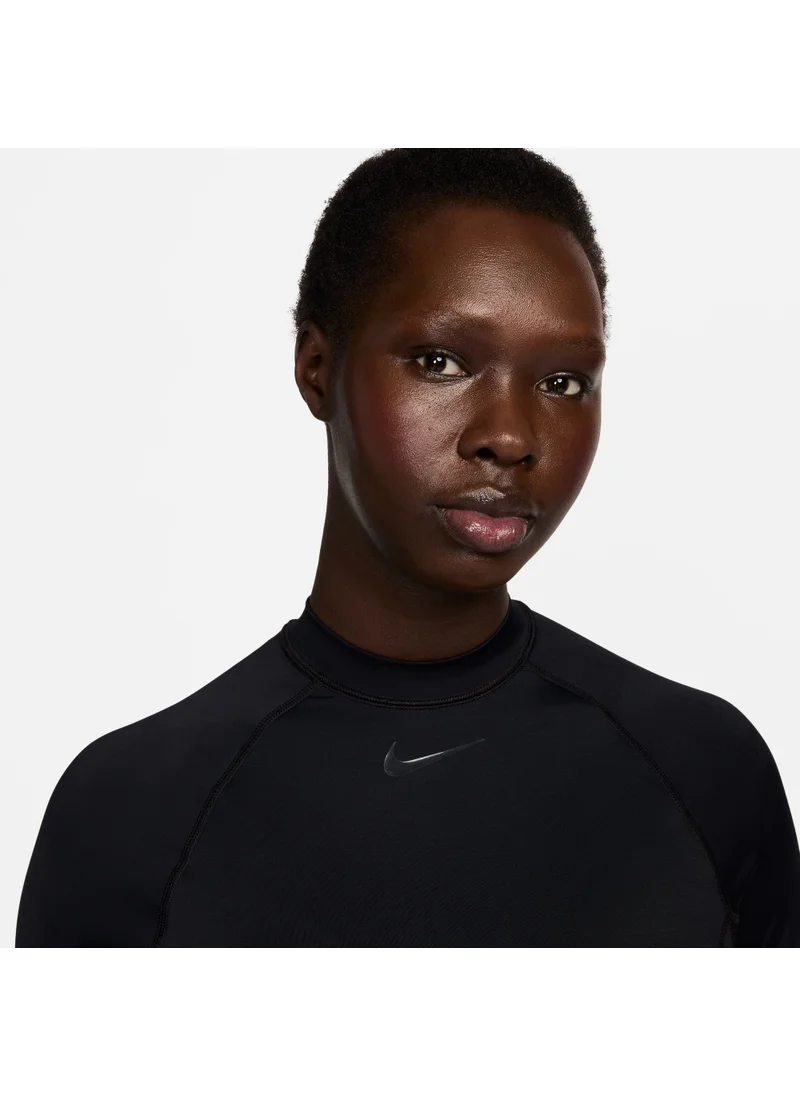 Nike Women's Swim Hydralock Fusion Long-Sleeve One-Piece Swimsuit