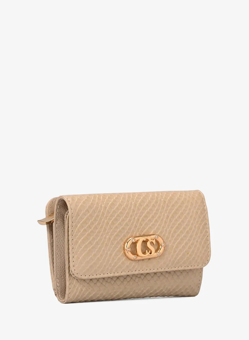 CS Wallet with Black Crystals