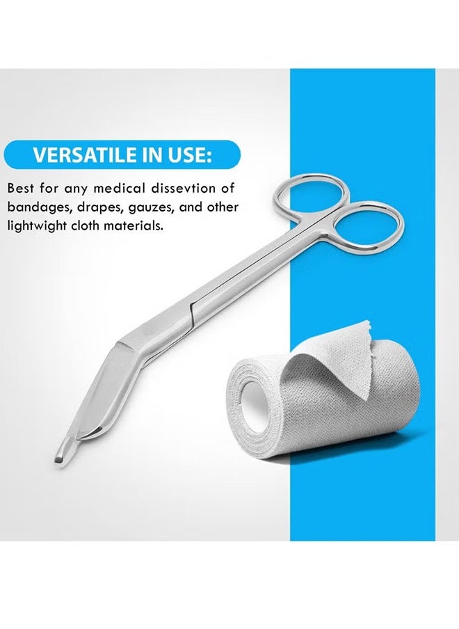 Ocean Bandage Scissors - Safety Bandage & Trauma Shears - Stainless Steel Professional Scissors for First Aid Utility - Medical Care & Home Nursing - Image 3