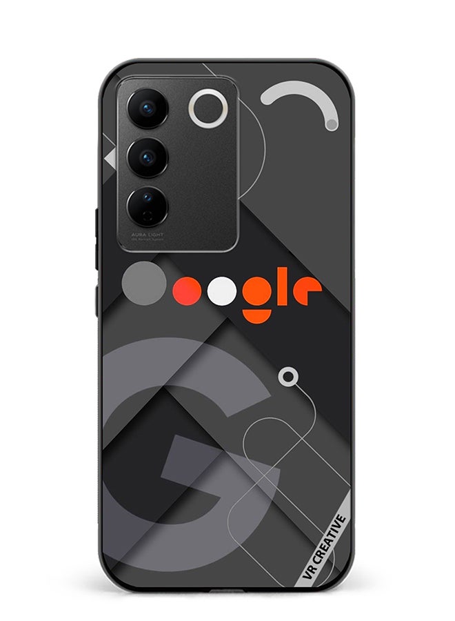 VR CREATIVE Protective Case Cover For Vivo V27e Google Design Multicolour - Image 1